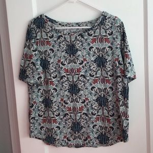 LOFT ballet t-shirt with floral design